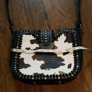 Montana west long purse, cow print western
